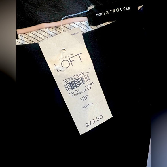 LOFT Pants - NWT 12P Loft Marisa Trousers in black. $20 + shipping